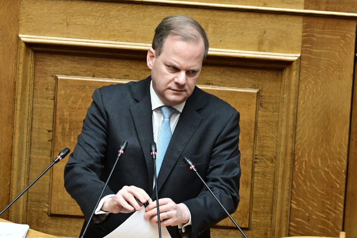 Ο Κώστας Αχ. Καραμανλής στη Βουλή