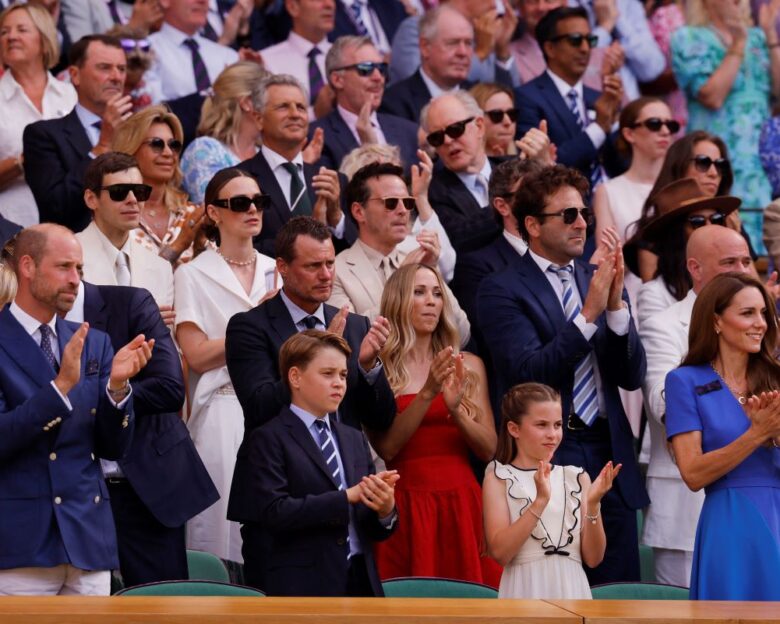 Η Κέιτ Μίντλετον στο Wimbledon με Γουίλιαμ, Σάρλοτ και Τζορτζ – Απών ο μικρός Λούις