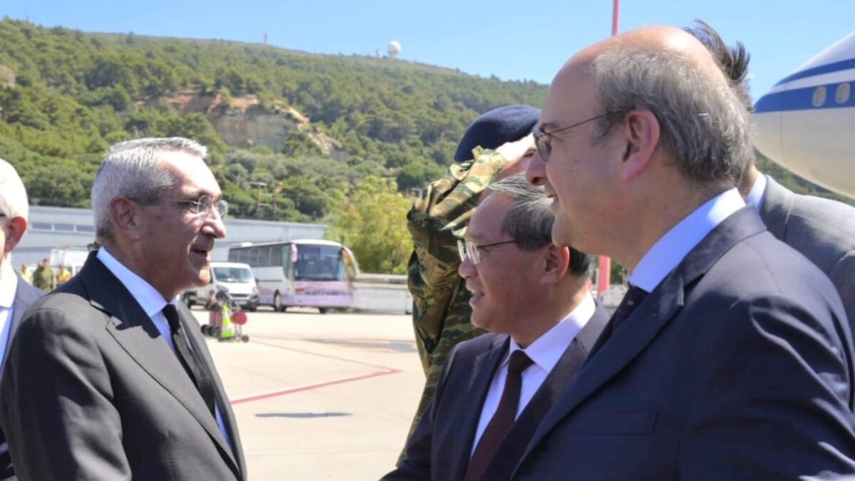 Ο Κινέζος Πρωθυπουργός, Λι Κετσιάνγκ στη Ρόδο