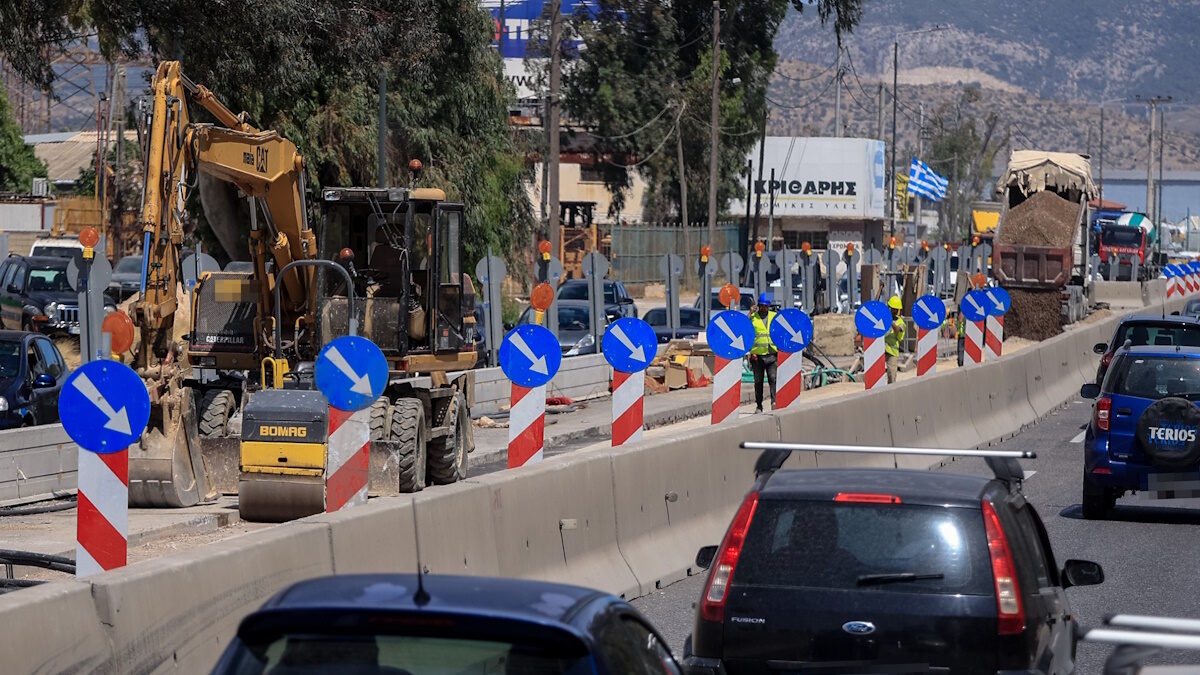 Κίνηση αυτοκινήτων στην Αττική