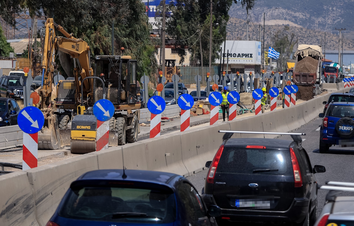 Κίνηση αυτοκινήτων στην Αττική
