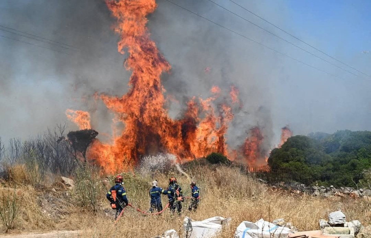 Φωτιά στα Κύθηρα