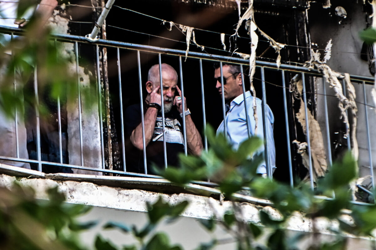 Αυτοψία πραγματογνωμόνων για την πυρκαγιά στο διαμέρισμα του Πέτρου Φιλιππίδη