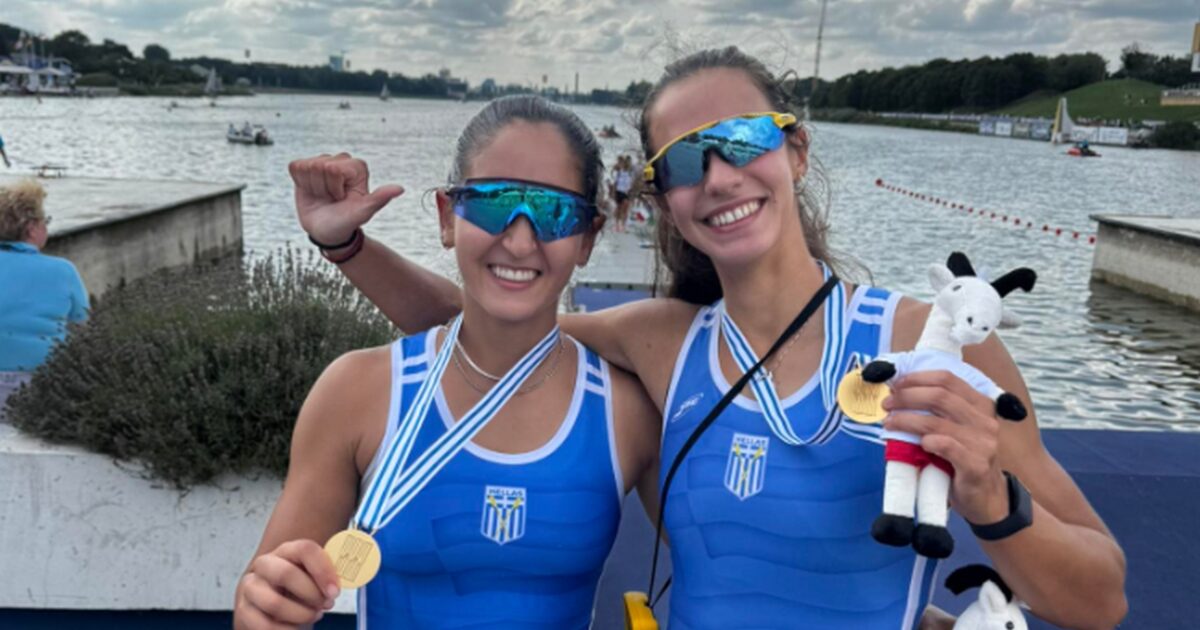 Rowing: Gold Medal at U23 World Championships for Milena Kontou and Valia Lykomitrou