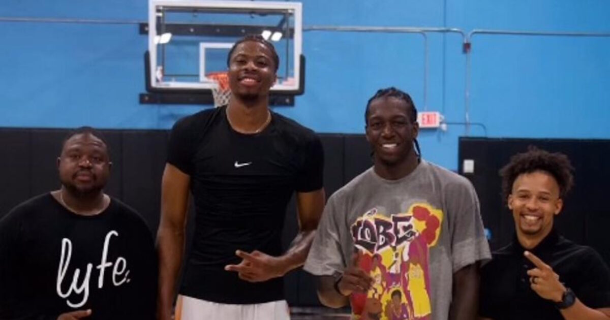 Costas Antetokounbos and Central Nan training together in Miami