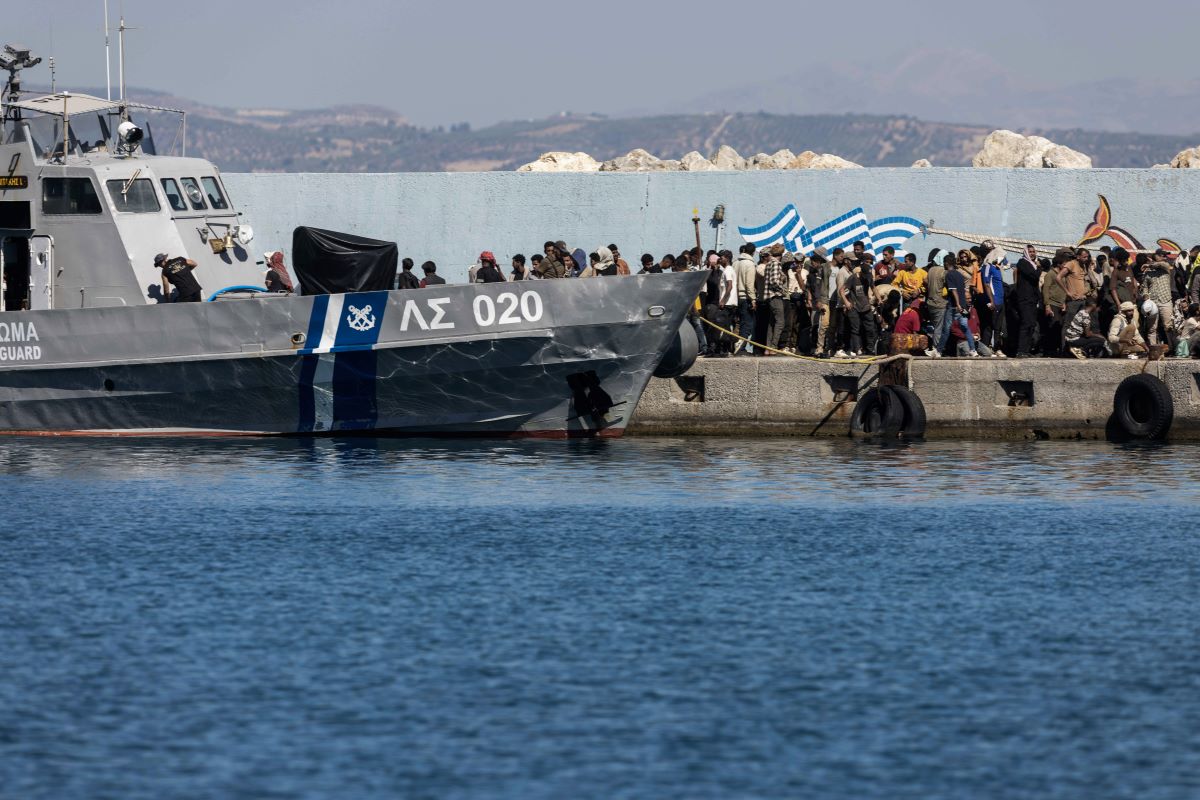 Διάσωση μεταναστών στη Γαύδο