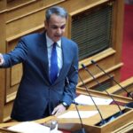 Ο Κυριάκος Μητσοτάκης στη Βουλή