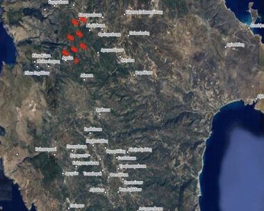 Χάρτης του Εθνικού Αστεροσκοπείου