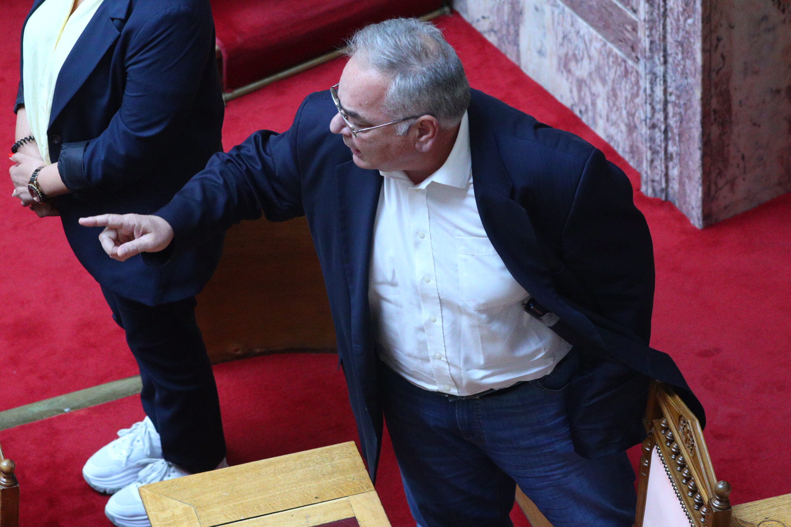 Ο αντιπρόεδρος της Βουλής κ. Γιώργος Λαμπρούλης