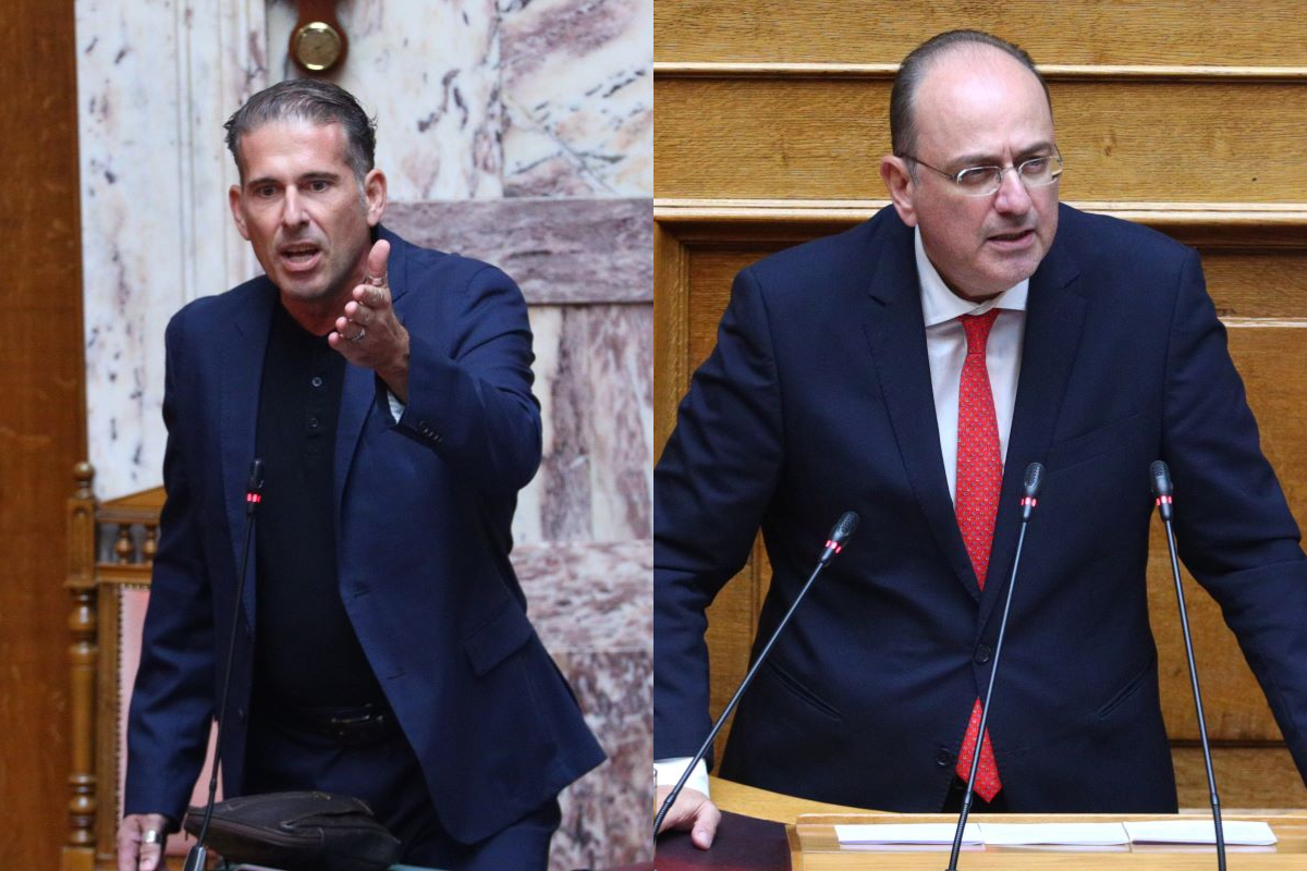 Οι Διαμαντής Καραναστάσης και Μακάριος Λαζαρίδης