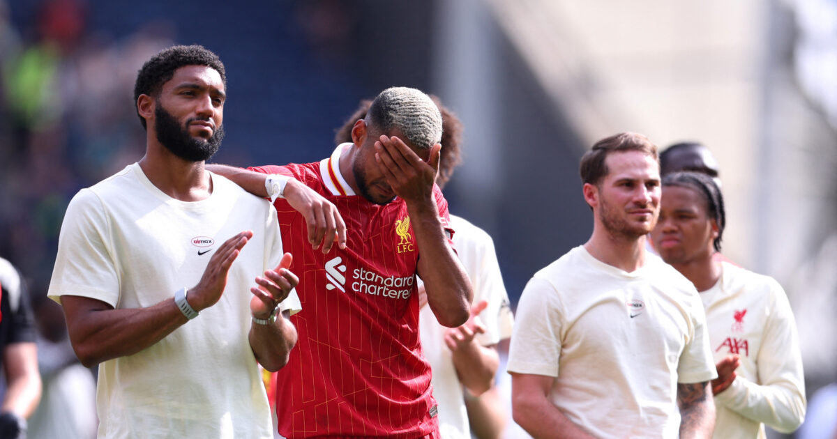 Liverpool: “Craled” hearts in the friendly against Preston in memory of Diogo Zota