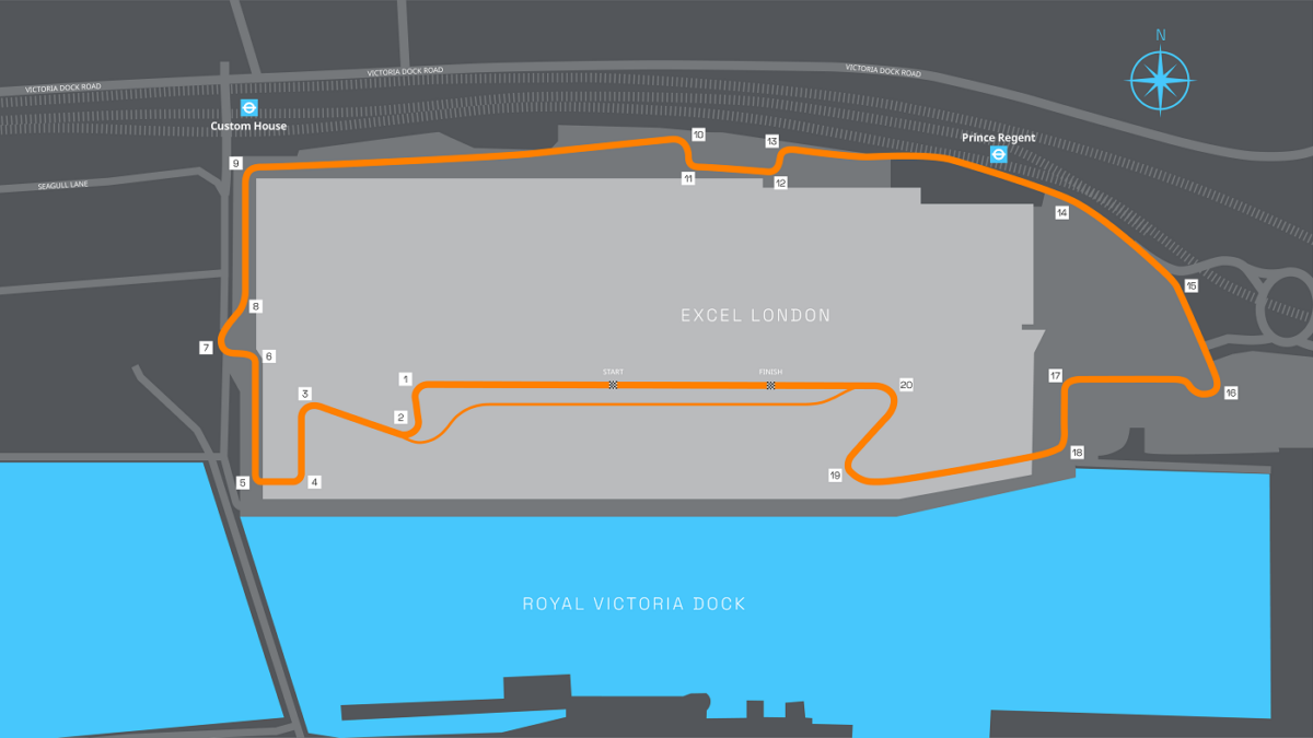 London Circuit map