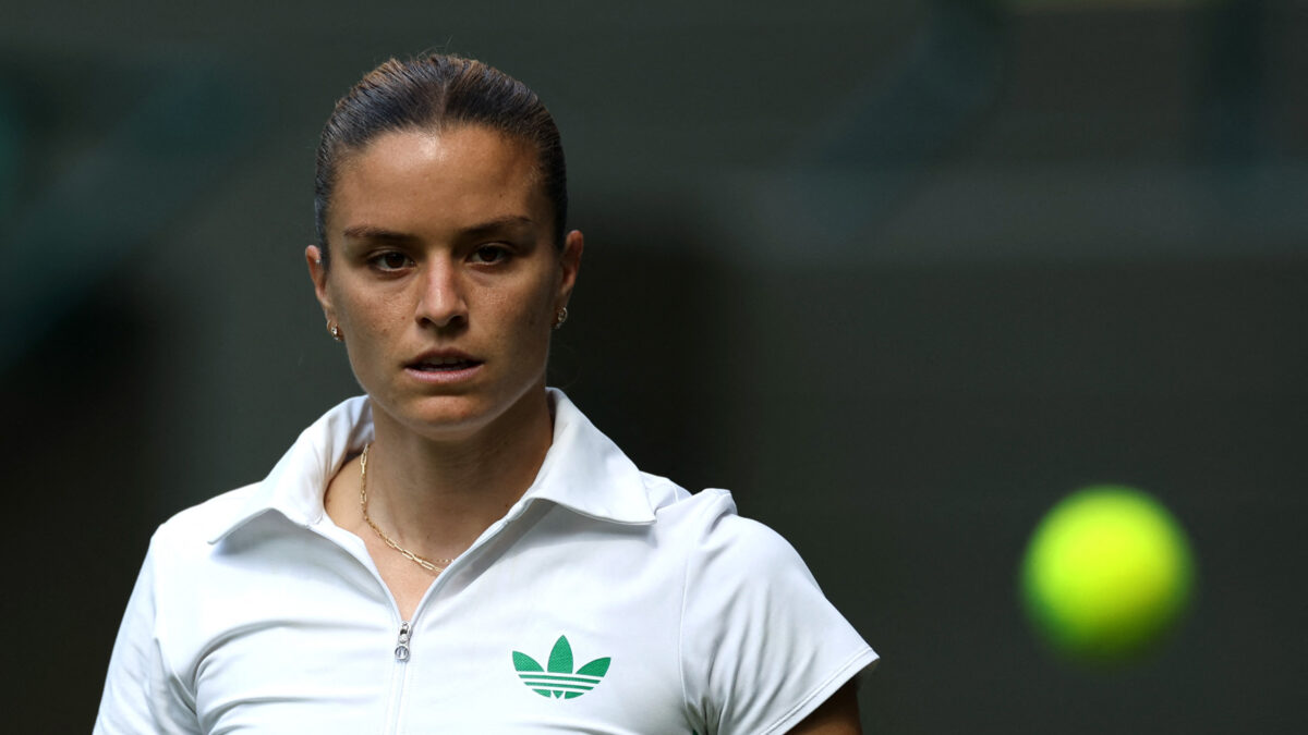 Η Μαρία Σάκκαρη σε αγώνα της στο Wimbledon