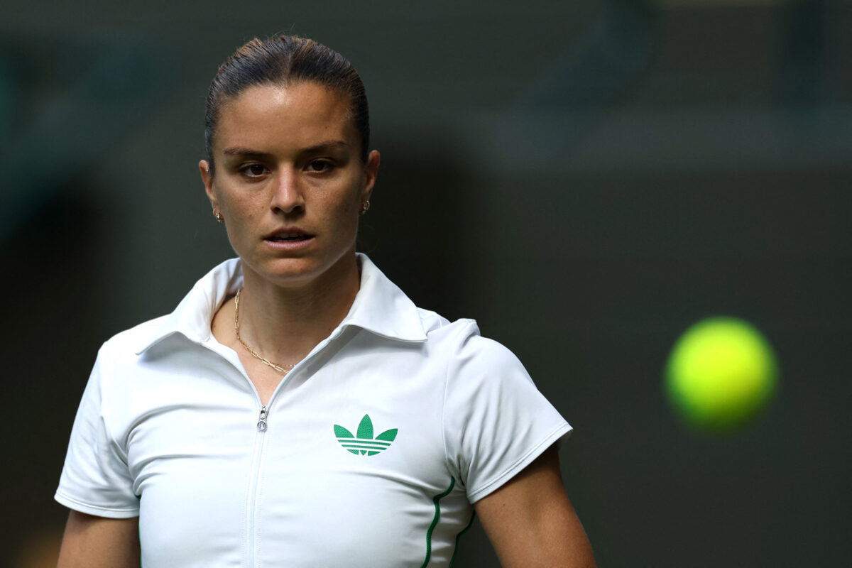 Η Μαρία Σάκκαρη σε αγώνα της στο Wimbledon