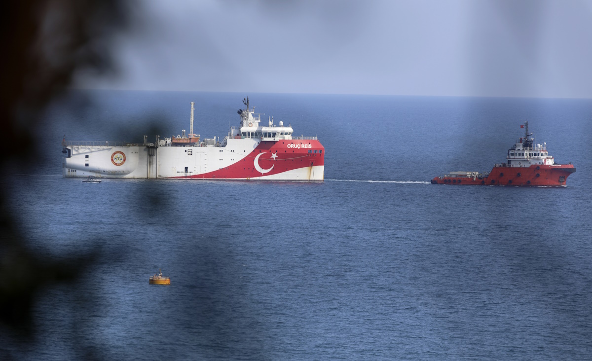 Το ερευνητικό σκάφος της Τουρκίας, Oruc Reis, στη Μεσόγειο