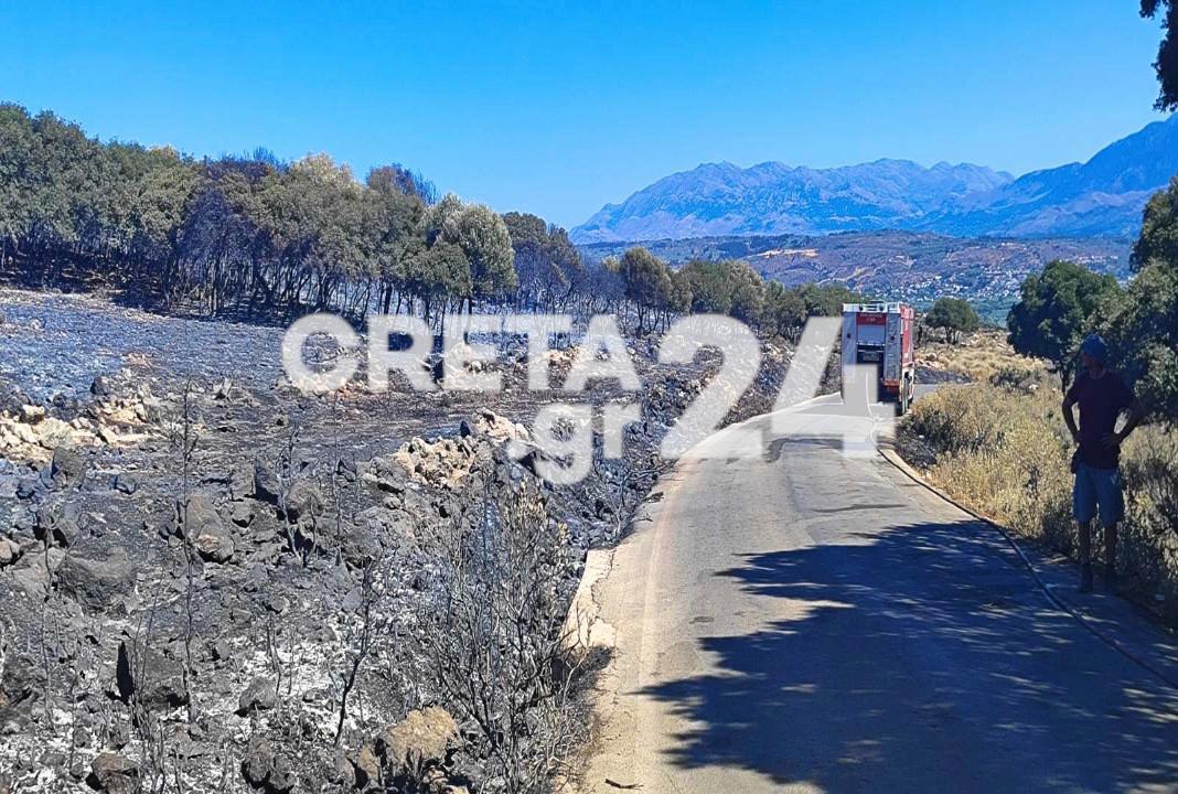 Φωτιά στα Χανιά