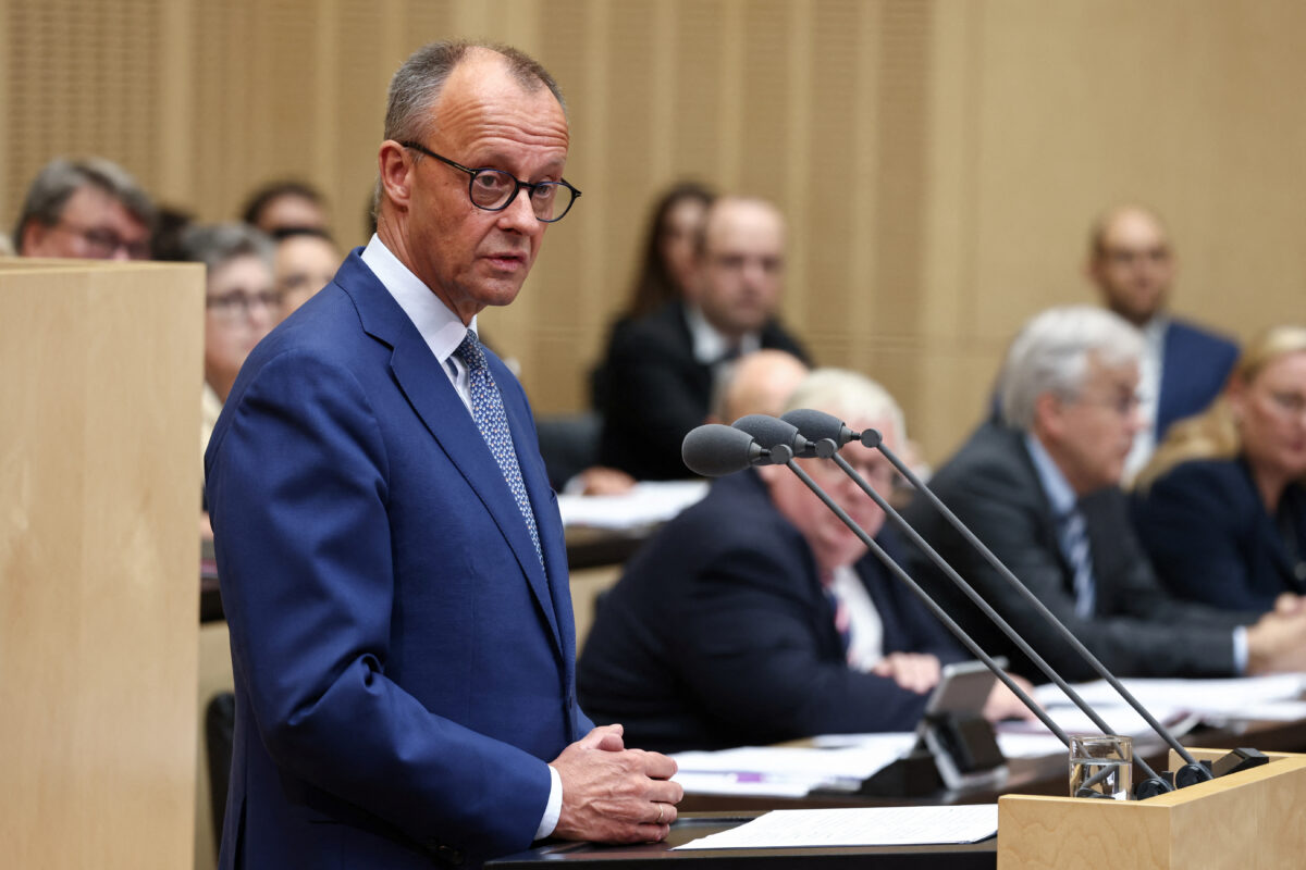 O Γερμανός καγκελάριος Φρίντριχ Μερτς