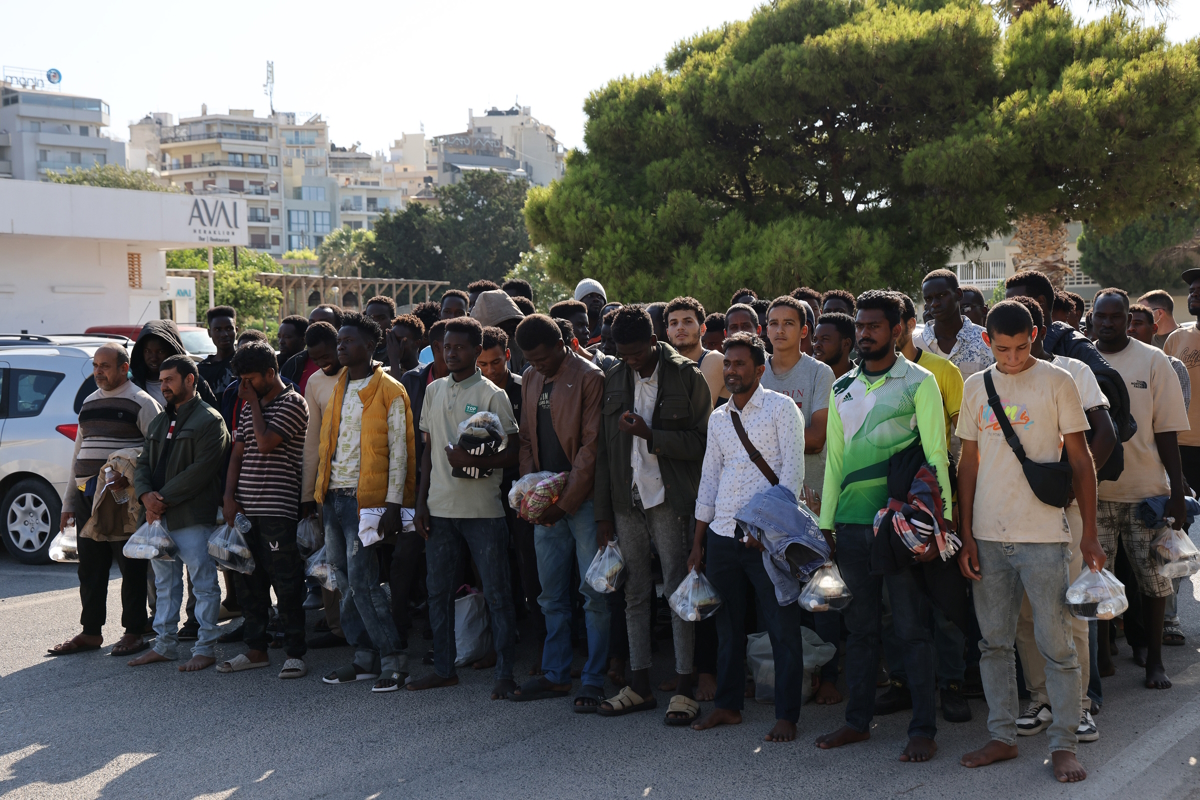 Μετανάστες στην Κρήτη