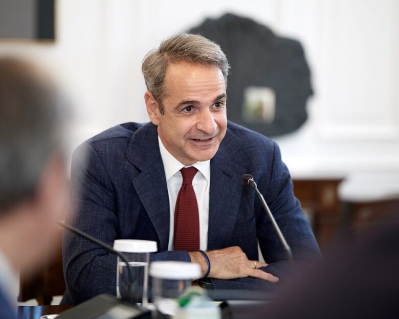 Ο Κυριάκος Μητσοτάκης συναντήθηκε με τους επικεφαλής των ιδρυμάτων της «Πρωτοβουλίας ’21»