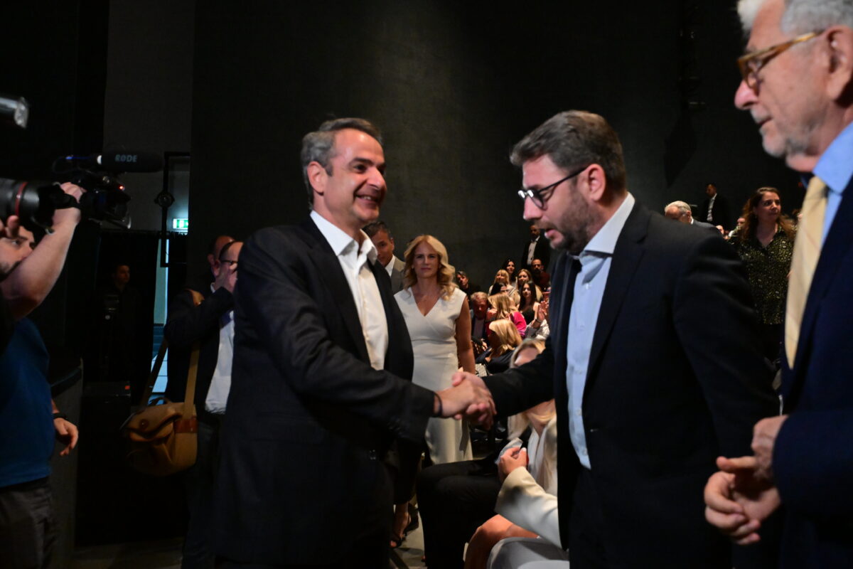 Κυριάκος Μητσοτάκης και Νίκος Ανδρουλάκης
