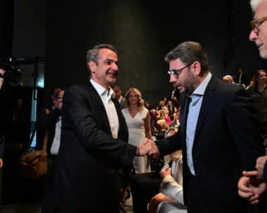 Κυριάκος Μητσοτάκης και Νίκος Ανδρουλάκης