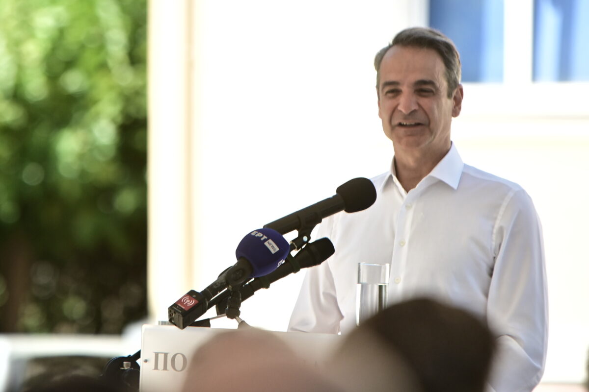 Ο πρωθυπουργός Κυριάκος Μητσοτάκης