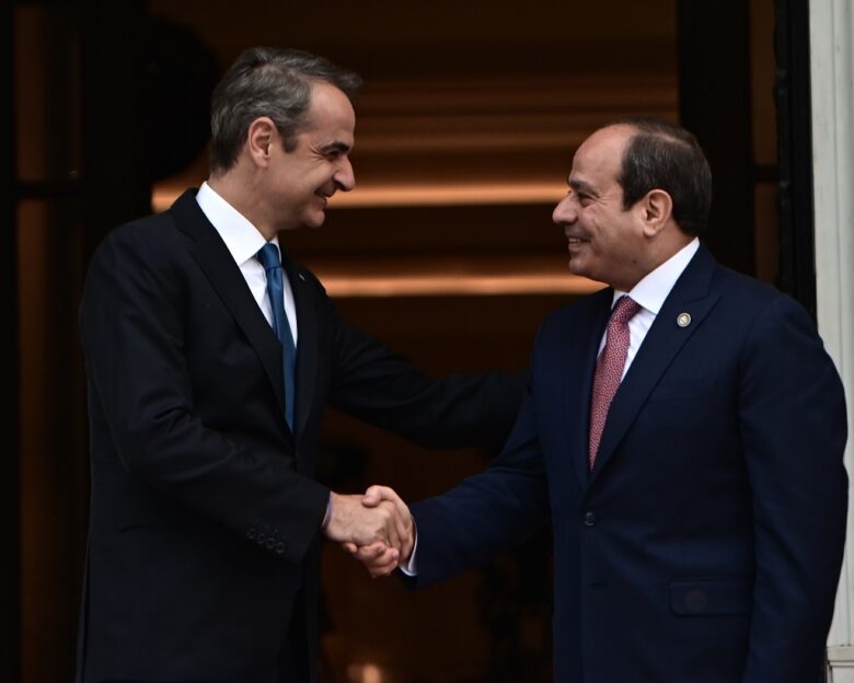 Κυριάκος Μητσοτάκης και αλ Σίσι μίλησαν τηλεφωνικά για τα θαλάσσια σύνορα στην Ανατολική Μεσόγειο και τη Λιβύη