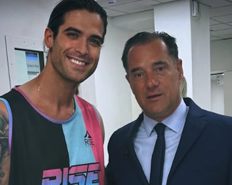 O Άρης Μουγκοπέτρος συναντήθηκε με τον Άδωνη Γεωργιάδη στο ΚΑΤ – Το φωτογραφικό ντοκουμέντο