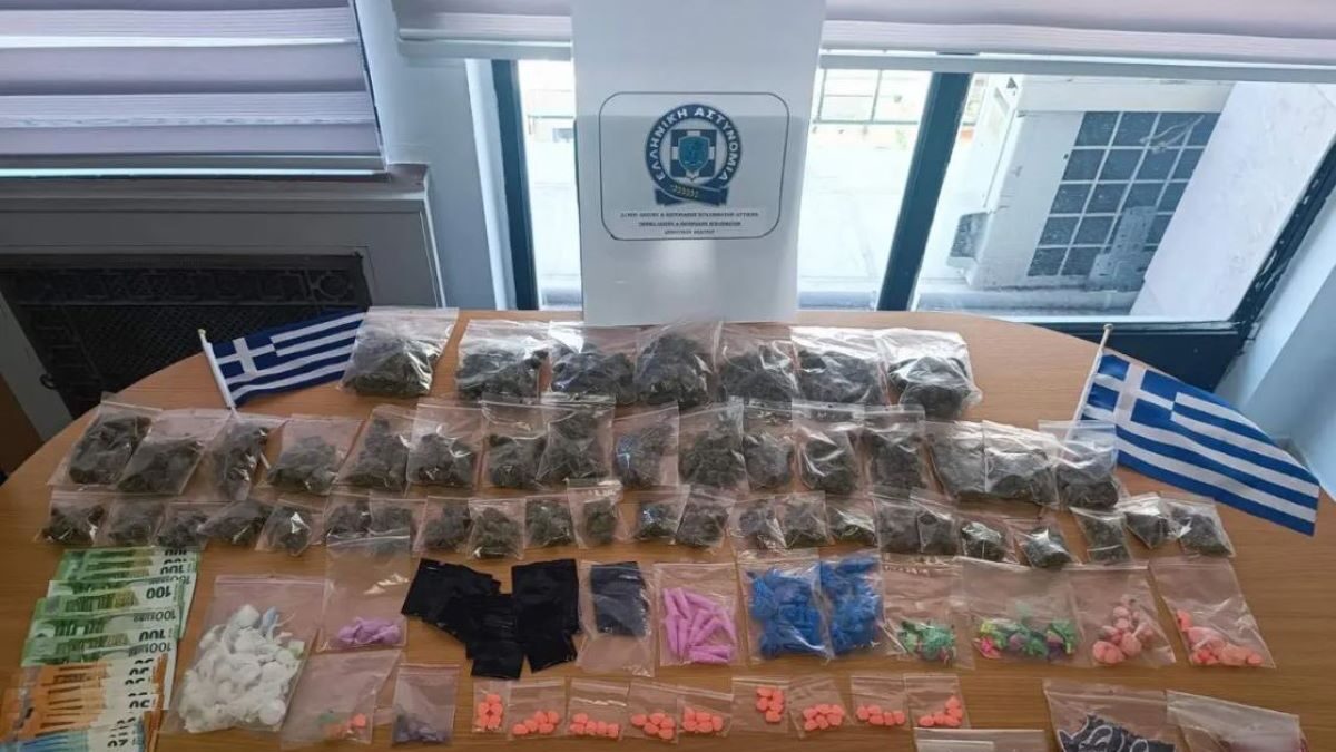 Τα ναρκωτικά που βρέθηκαν στην κατοχή των δύο ανήλικων στον Πειραιά