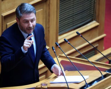 Ο Νίκος Ανδρουλάκης στη Βουλή