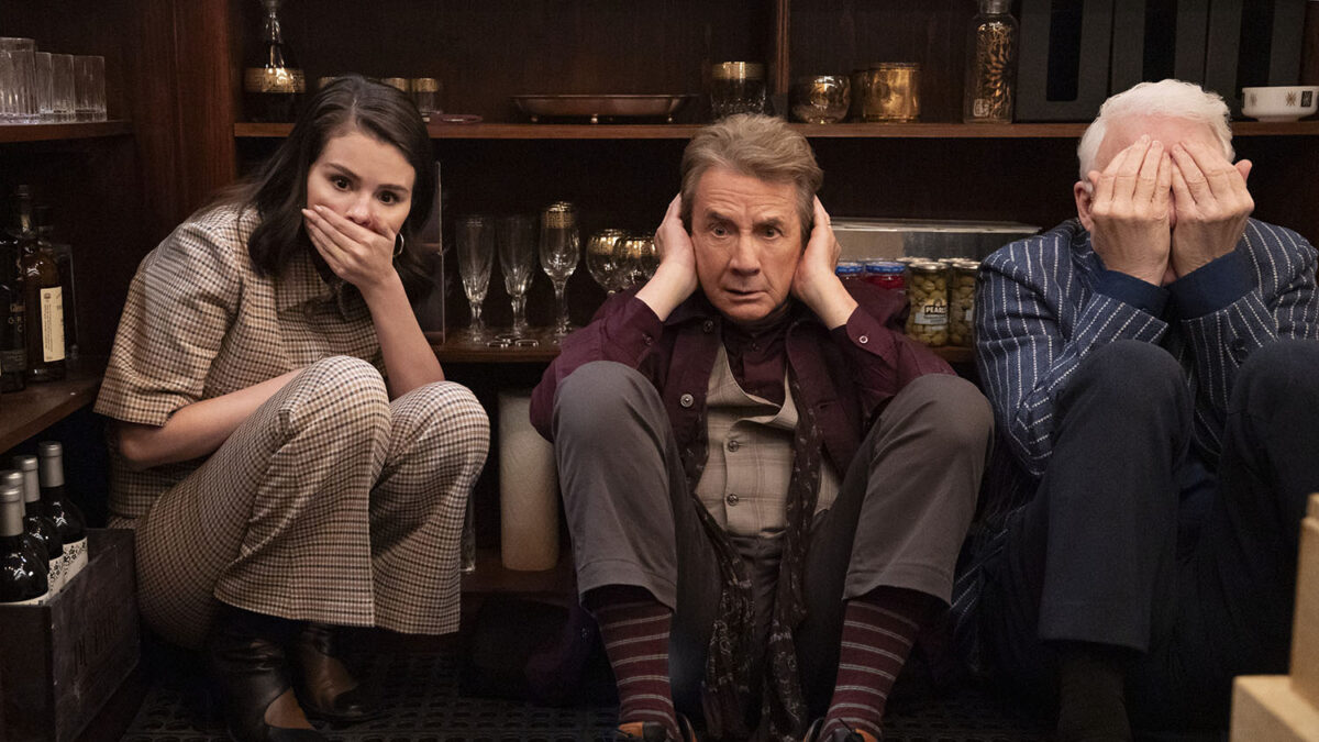 ONLY MURDERS IN THE BUILDING - “First Look” (Disney/Patrick Harbron) SELENA GOMEZ, MARTIN SHORT, STEVE MARTIN
