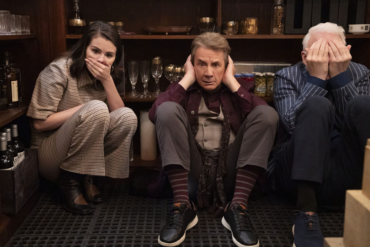ONLY MURDERS IN THE BUILDING - “First Look” (Disney/Patrick Harbron) SELENA GOMEZ, MARTIN SHORT, STEVE MARTIN