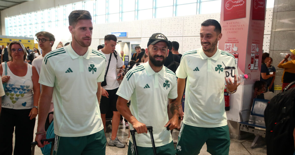 Panathinaikos “flew” for Glasgow and the game with Rangers in the Champions League qualifiers