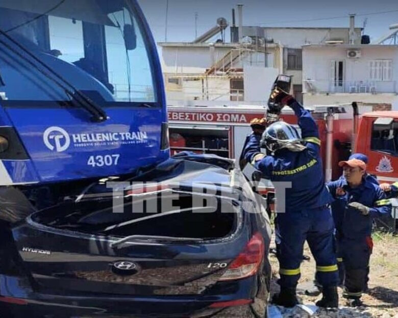 Πάτρα: Αυτοκίνητο συγκρούστηκε με συρμό του Προαστιακού