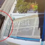 Η Porsche με την οποία παρακολουθούσαν οι δράστες τον Πολωνό καθηγητή, λίγο πριν τον δολοφονήσουν στην Αγία Παρασκευή