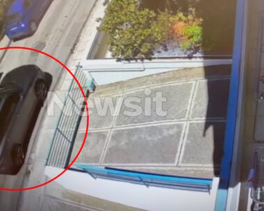 Η Porsche με την οποία παρακολουθούσαν οι δράστες τον Πολωνό καθηγητή, λίγο πριν τον δολοφονήσουν στην Αγία Παρασκευή
