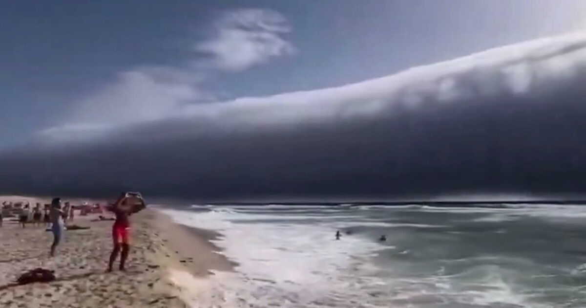 Portugal: Video with the rare phenomenon with the cloud “tsunami” that swept the shores