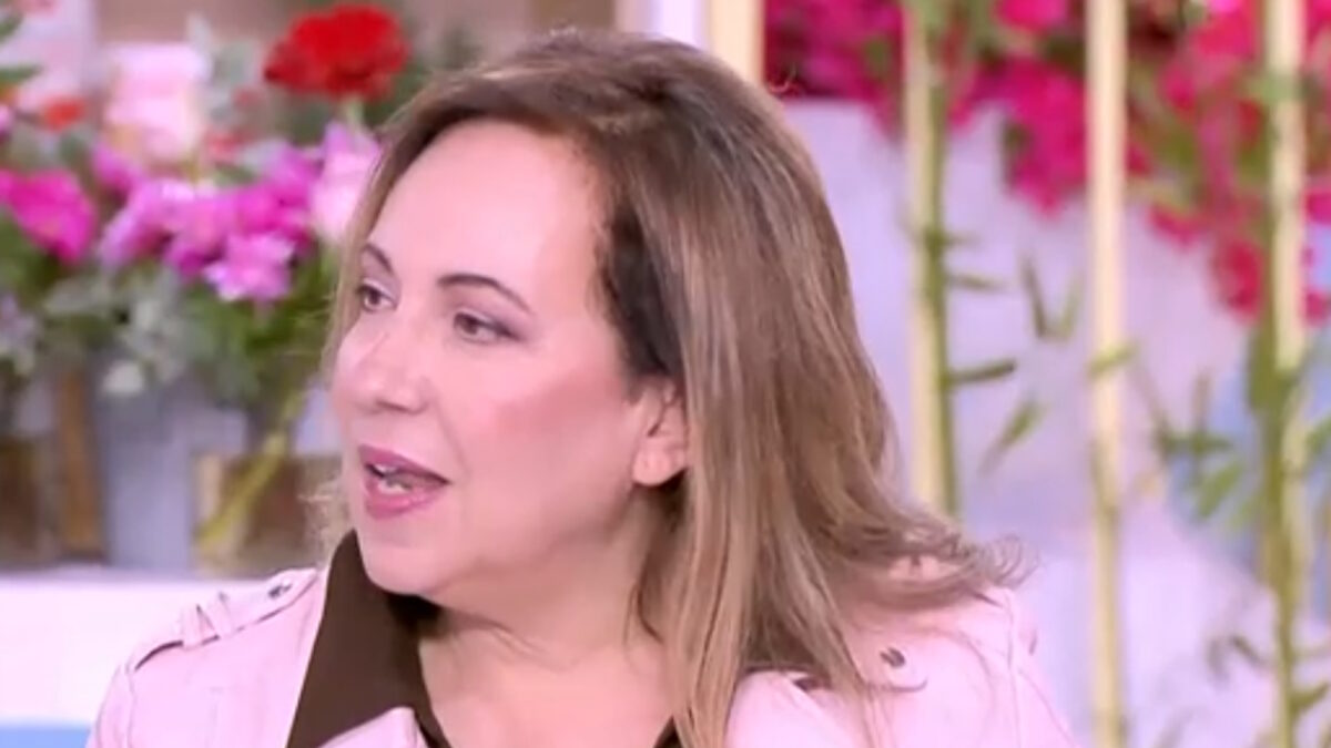 Η Βίκυ Πρωτογεράκη σε τηλεοπτική της συνέντευξη