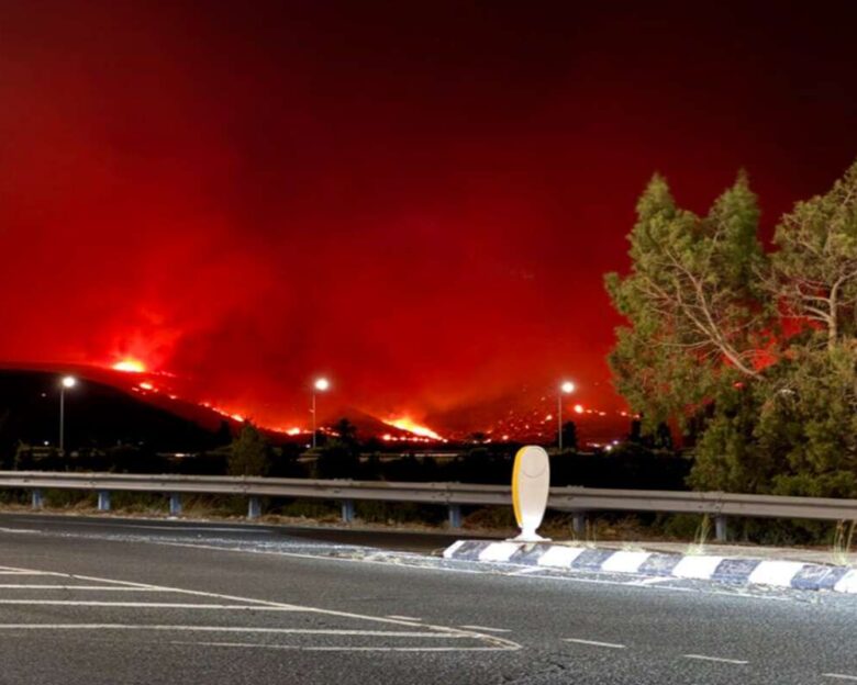 Ένας νεκρός από τις φωτιές στην Κύπρο – Νύχτα τρόμου στην Λεμεσό