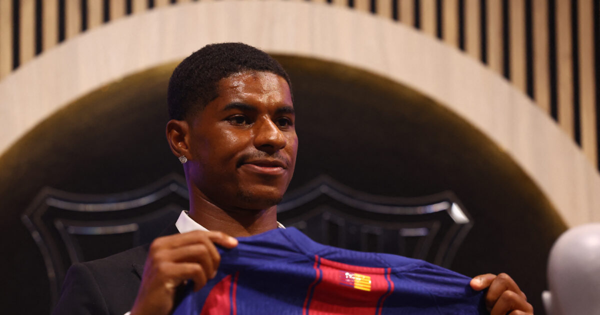 Barcelona announced the acquisition of Marcus Rasford