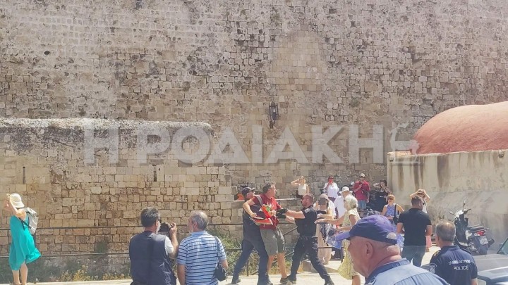 Διαμαρτυρία για την άφιξη κρουαζιερόπλοιου με Ισραηλινούς τουρίστες στη Ρόδο