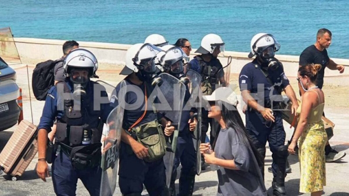 Διαμαρτυρία για την άφιξη κρουαζιερόπλοιου με Ισραηλινούς τουρίστες στη Ρόδο