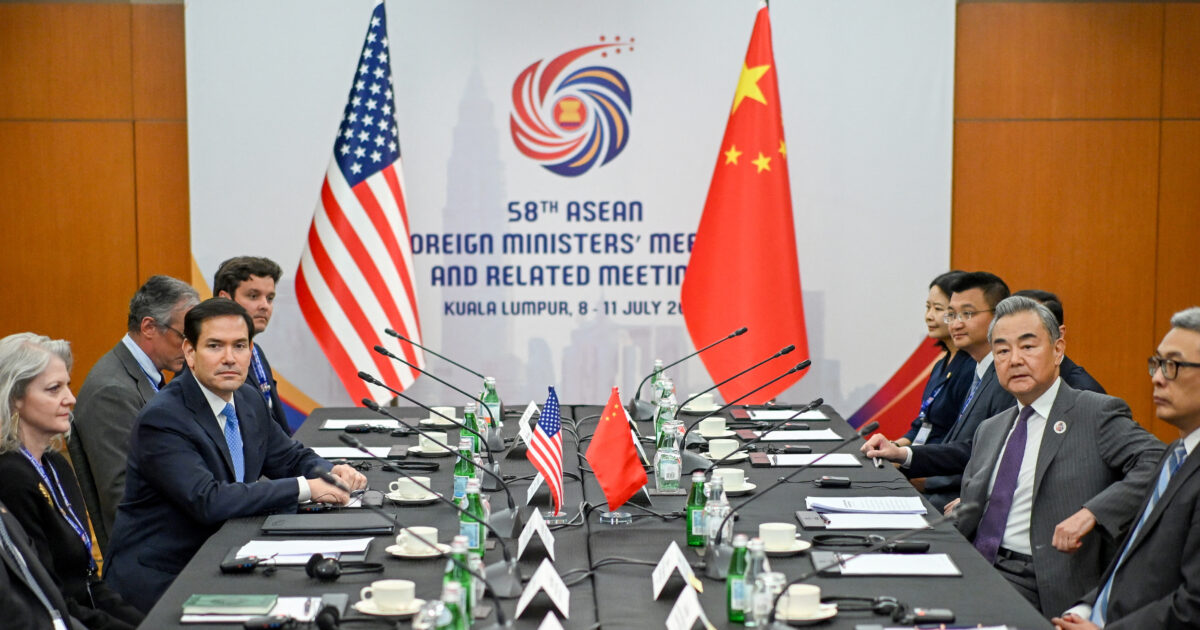 Rubio: “Very constructive and positive meeting with China Foreign Minister”
