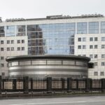 Το κτίριο της Κεντρικής Διεύθυνσης του Γενικού Επιτελείου των Ρωσικών Ενόπλων Δυνάμεων, γνωστό και ως υπηρεσία στρατιωτικών πληροφοριών της Ρωσίας (GRU), στη Μόσχα