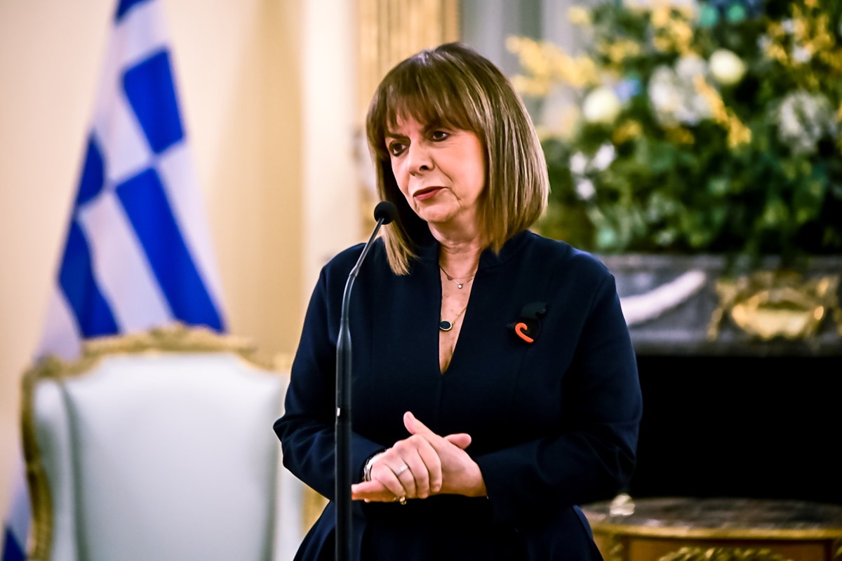 Η πρώην πρόεδρος της Δημοκρατίας Κατερίνα Σακελλαροπούλου