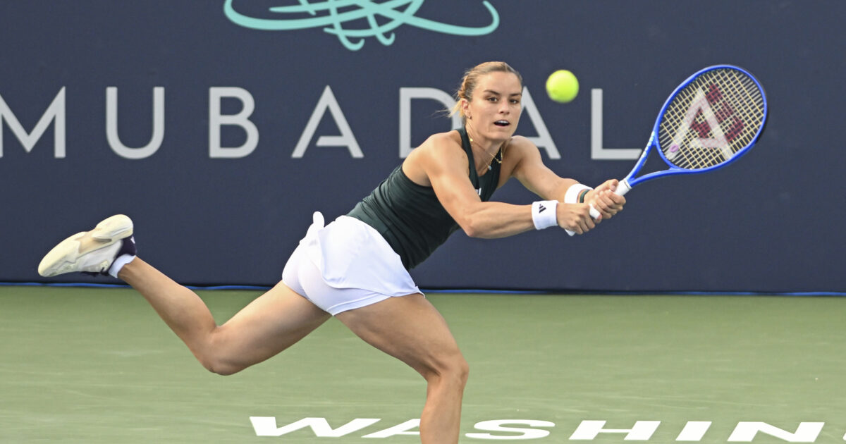 Radoukanou-Sakkari 2-0: Exclusion for Greek tennis player in the Citi Open quarter-finals