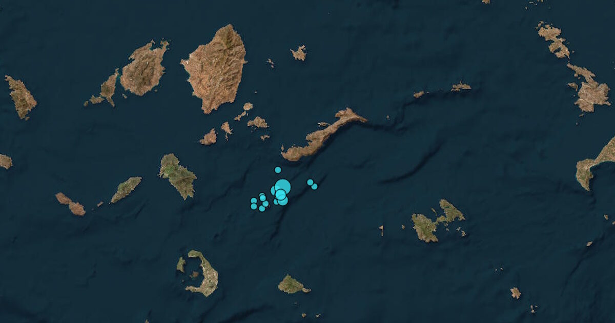 Earthquake in Santorini: 4.1 Richter at dawn