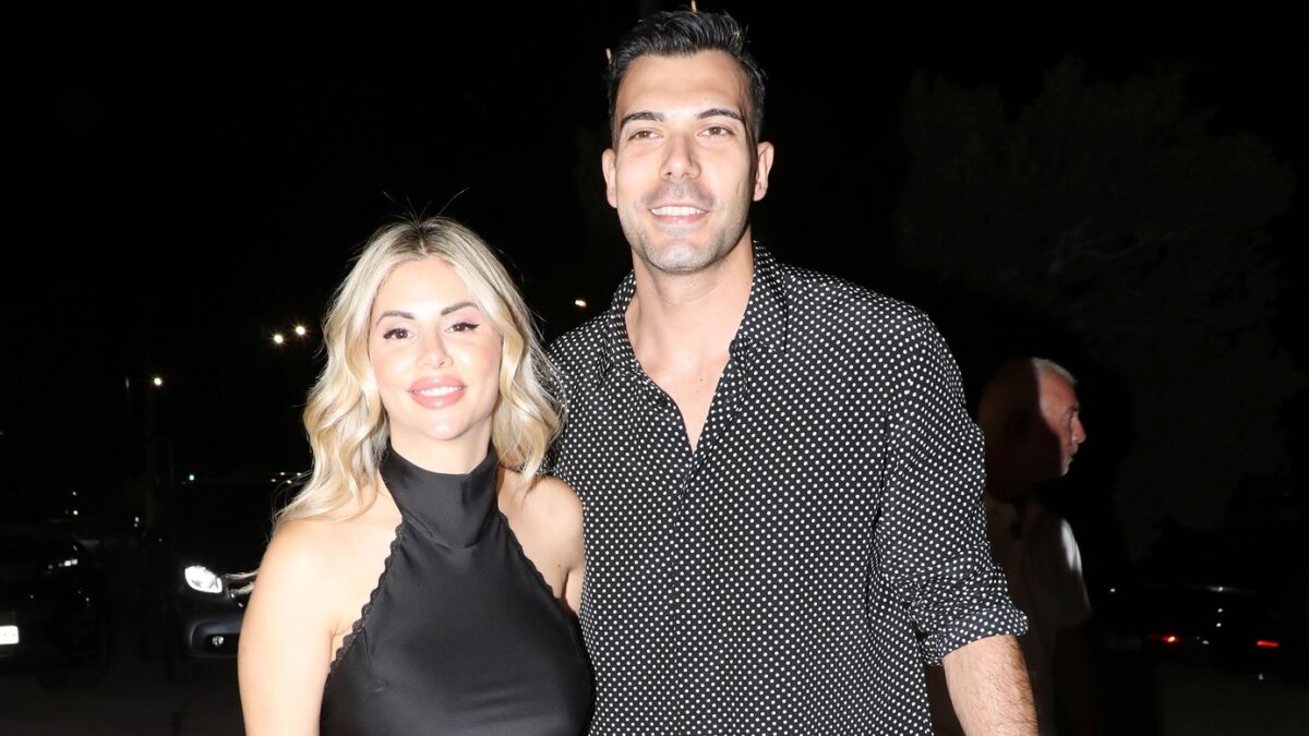O Kώστας Σλούκας και η Μαρία Δαρσινού