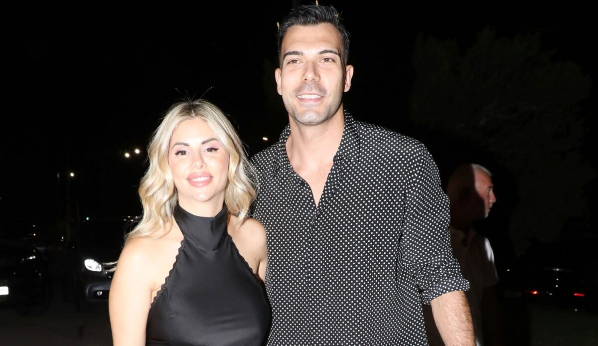 O Kώστας Σλούκας και η Μαρία Δαρσινού