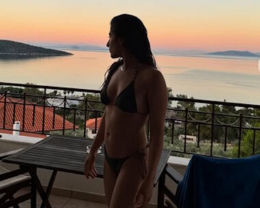 Η Μαρίνα Σπανού σε εικόνα που ανέβασε στο Instagram